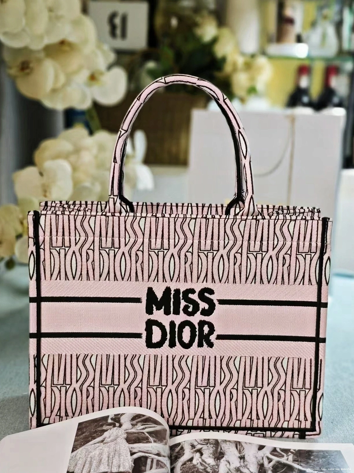 Tony Luxuries MEDIUM TOTE-36.5X27.5X16.5CM BOOK diro 0808